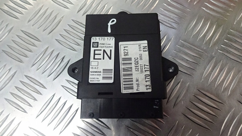 фото №1, Модуль блок керування двері правий перед opel signum 13170177en