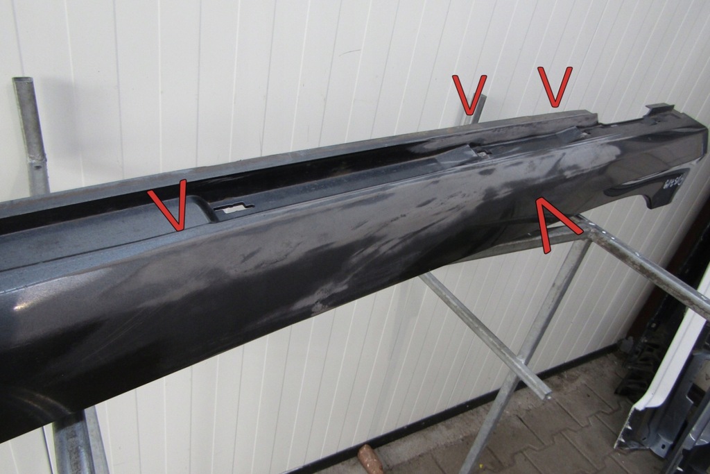 фото №9, Молдинг порог правая audi a6 c8 4k0 s line 18-