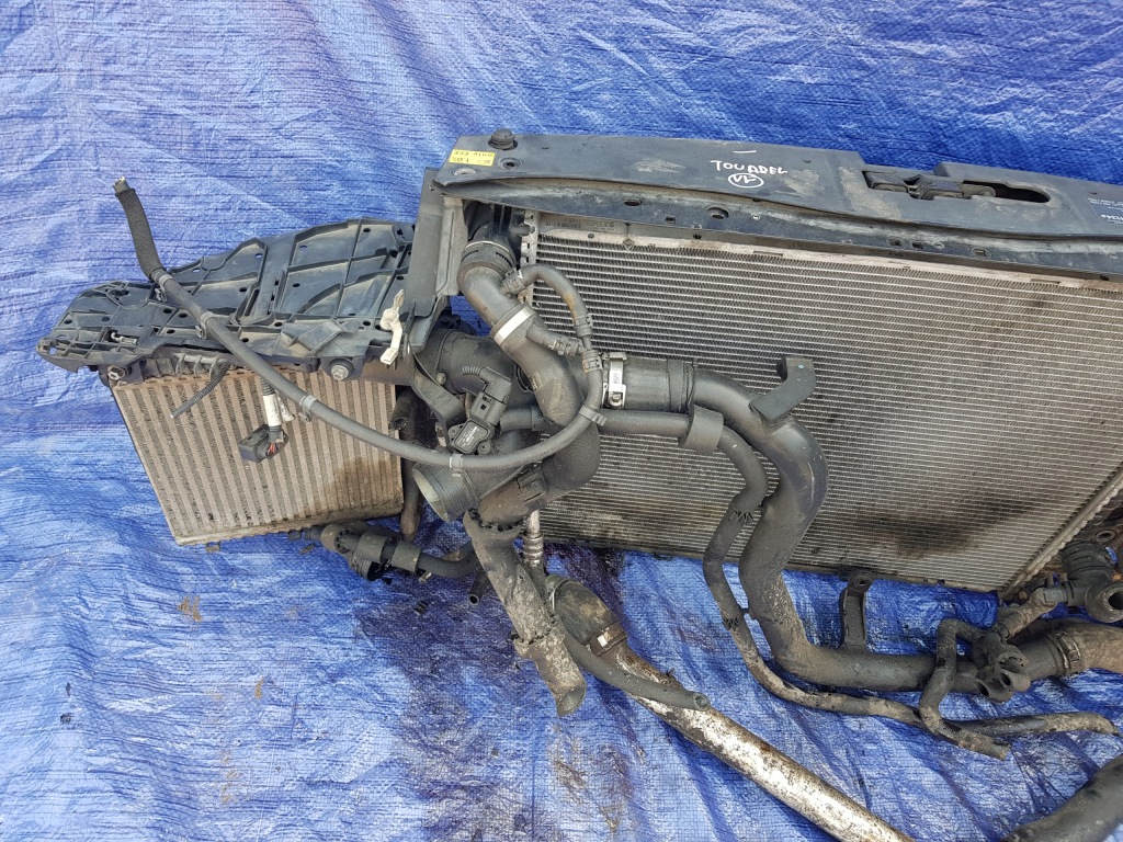 фото №9, Pas передний радиатор vw volkswagen touareg 7l 3.0 tdi