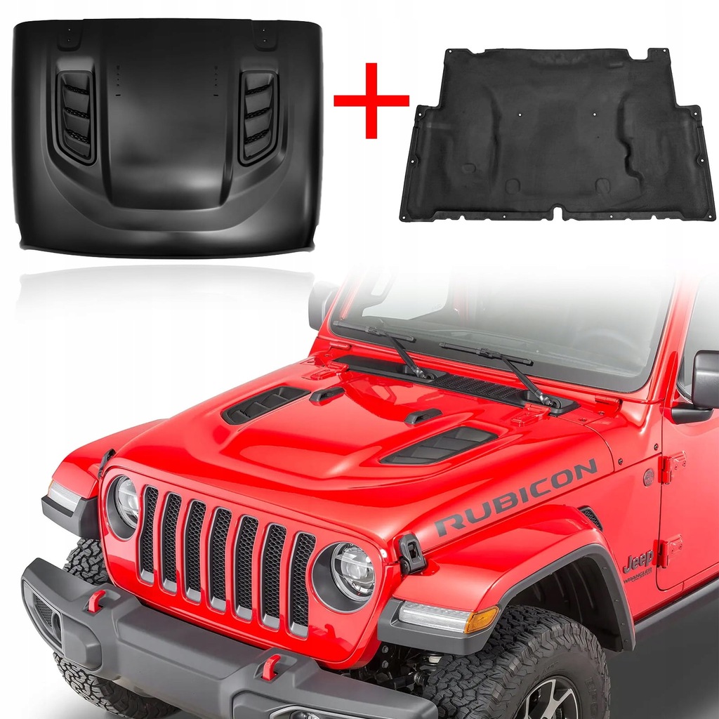 фото №1, Jeep wrangler jl 2018+ usa капот rubicon