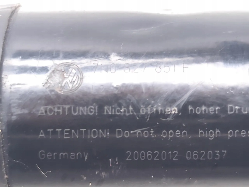 фото №7, Seat alhambra амортизатор кришки задній багажника 2012 mpv 4/5dr 7n0827851f