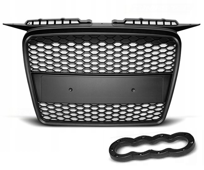 фото №1, Audi a3 8p 05-08 решітка радіатора решітка радіатора rs чорний матовий plaster стільники тюнінг