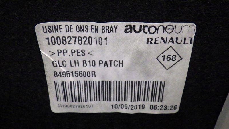 фото №8, Обивка багажника левый задняя renault zoe ii 849515600r
