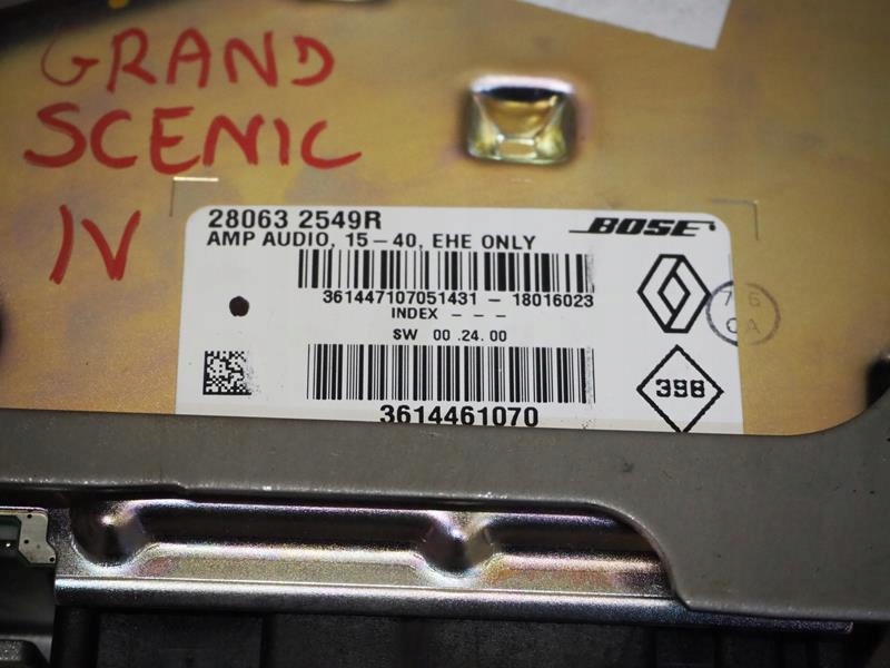 фото №3, Усилитель bose renault grand scenic iv