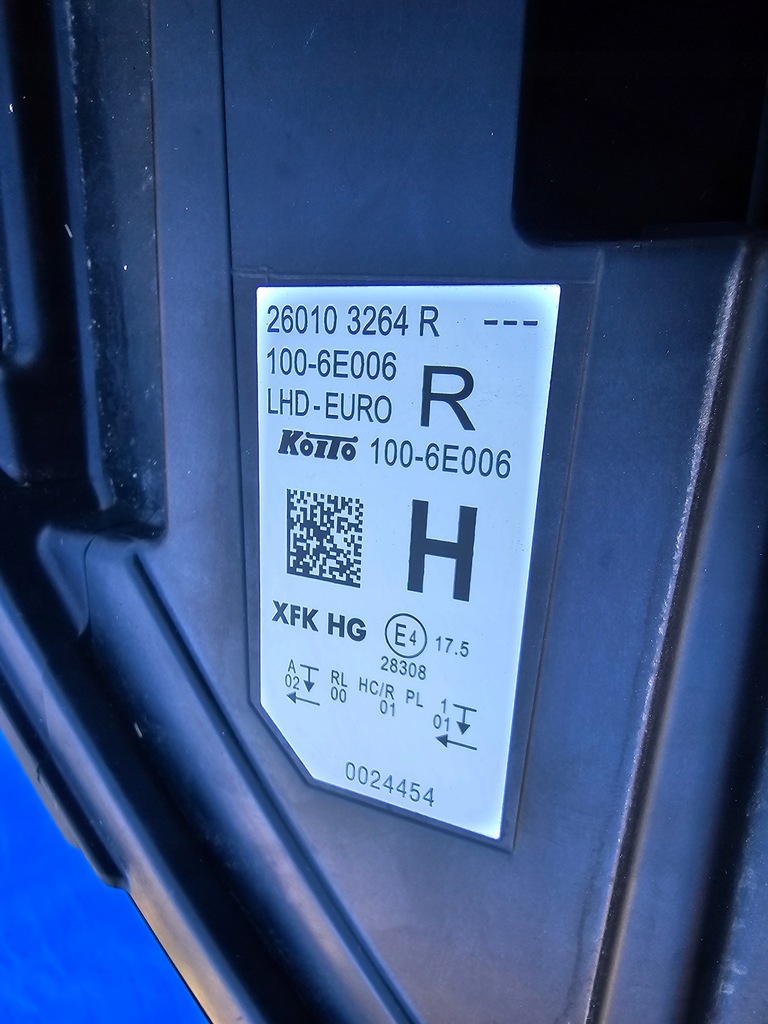 фото №14, Лампа renault kangoo iii iv 21-24 full led 260103264r