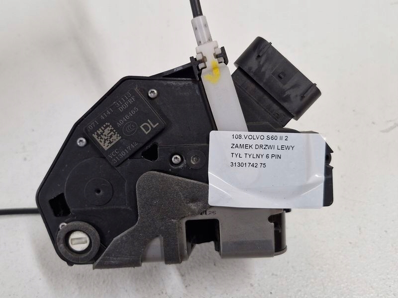 Купити Volvo s60 2 2 замок двері ліва задній задній 6 pin 31301742