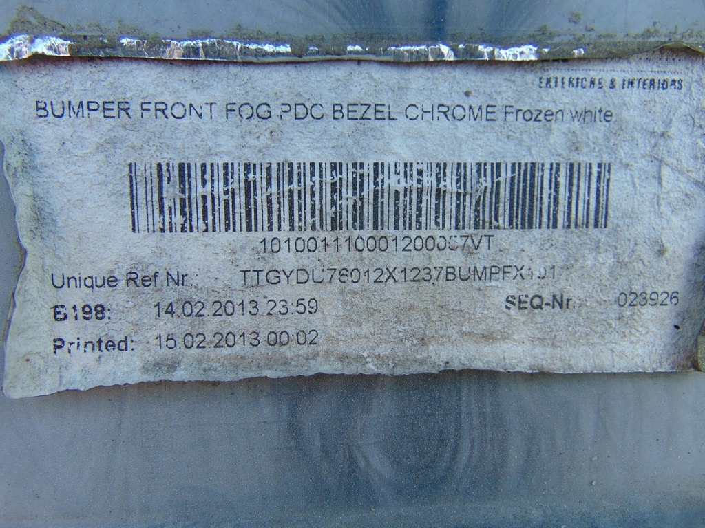 фото №15, Бампер перед ford transit custom 2012- przed lift