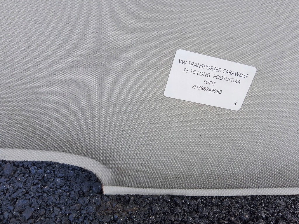 фото №9, Vw transporter carawelle t5 t6 long потолок потолок 7h3867499bb