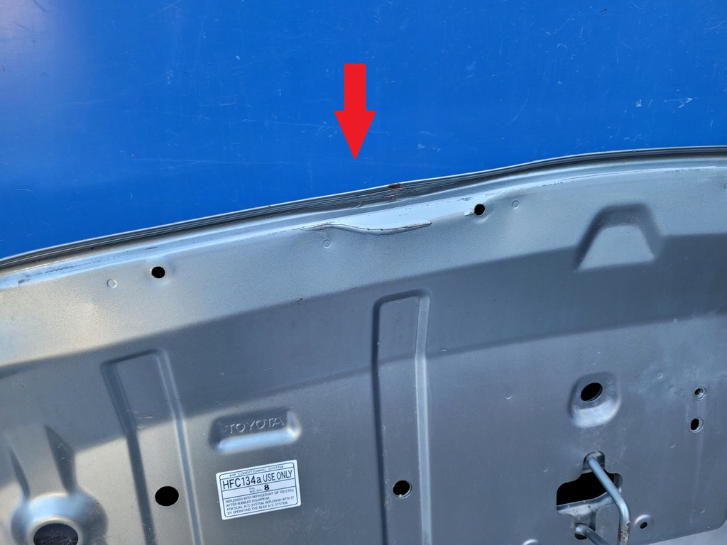 фото №14, Toyota rav4 2006-2010 06-10 капот крышка двигателя