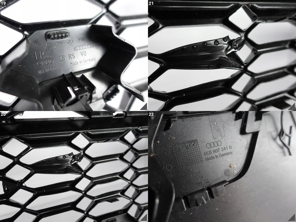 фото №11, Audi rs6 4k0 rs7 4k8 c8 19- бампер+ решётка радиатора перед