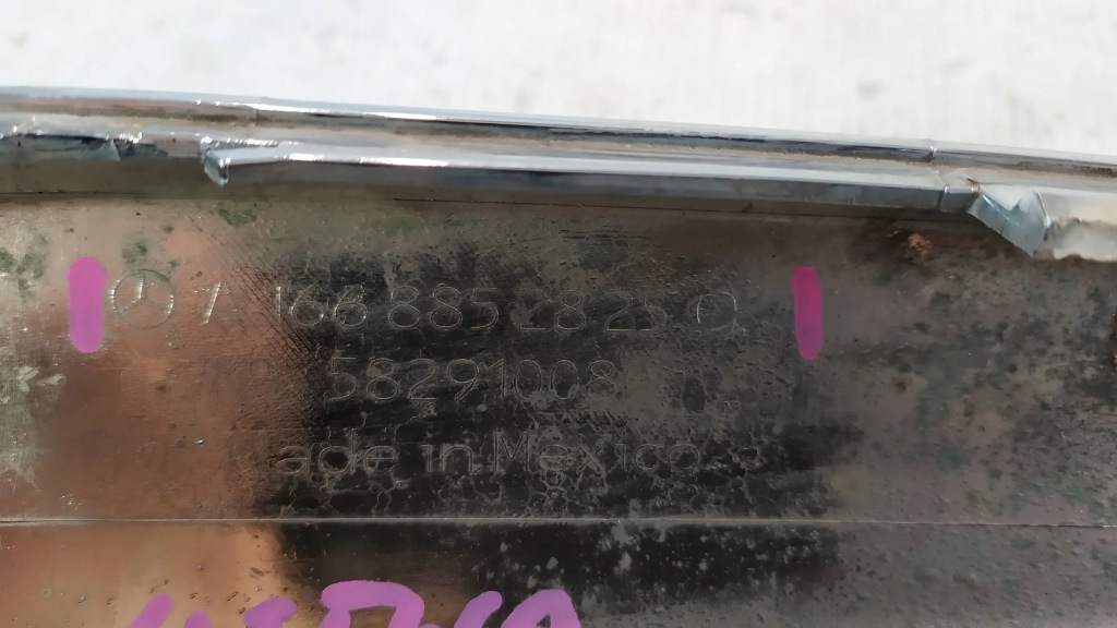 Молдинг хром перед mercedes gl w168 с Разборки