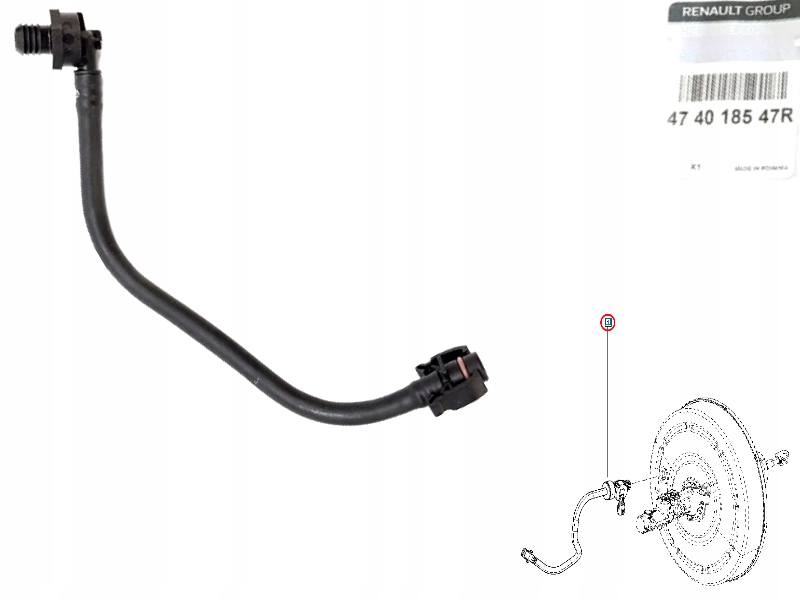 Купити Шланг підсилювач гальм вентиляція картера vivaro b talento 1.6 dci oryg