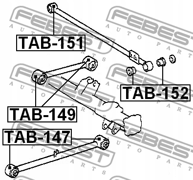 фото №3, Втулка рычага góra задняя do toyota 4 runner ii 3.0