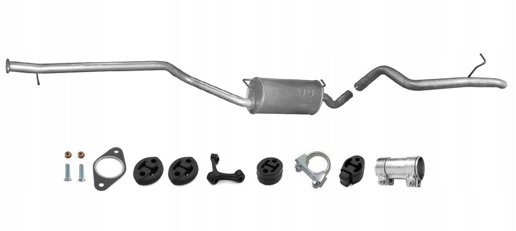 фото №1, Ford transit connect 1.8 d lwb гасник + труба