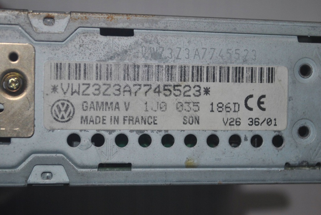 фото №6, Радиопроигрыватель кассета vw polo 9n lift 1j0035186d