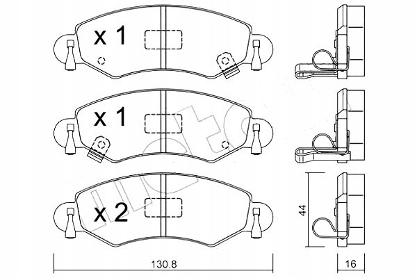 фото №1, Metelli гальмівні колодки гальмівні opel agila 00-