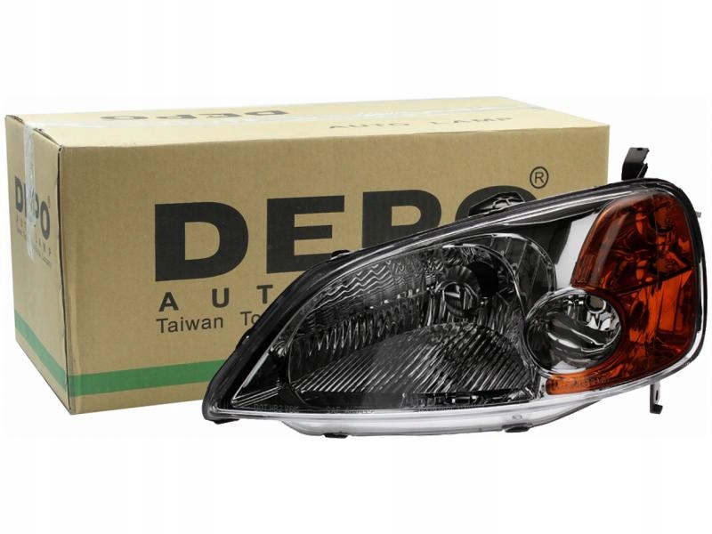 фото №1, Лампа фара левый honda civic vii mk7 00-05