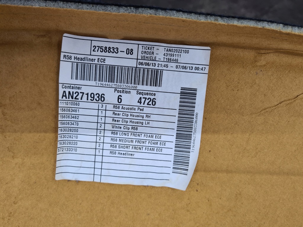 фото №9, Mini cooper r58 lci стеля стійки