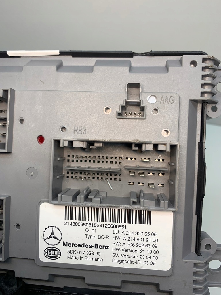 фото №5, Mercedes w214 блок управления модуль комфорта bcm a2149006509