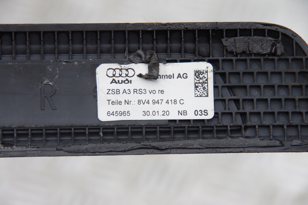 фото №5, Накладки пороговые подсвечиваемые audi rs3 8v 8v5