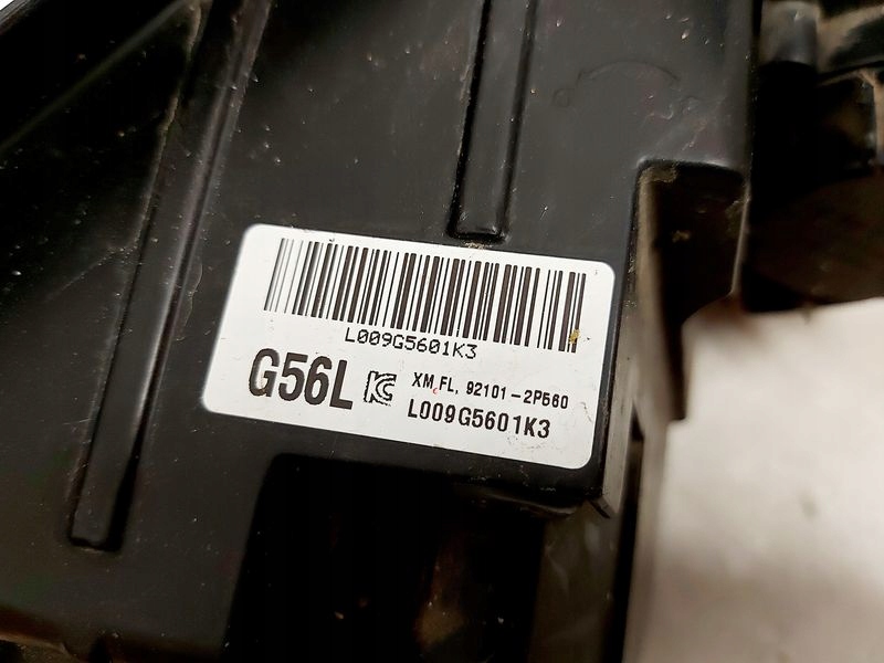 фото №9, Sorento 2 ii лампа левый перед левая передняя обычная фара uk 92101-2p560