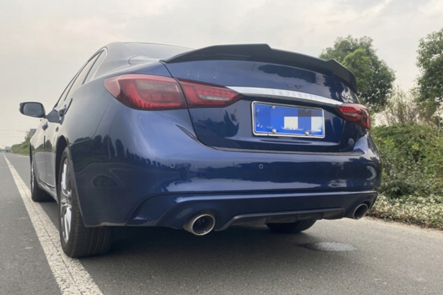 фото №6, Спойлер na крышка спойлер do infiniti q50 2013+ чёрный блеск abs sobmart