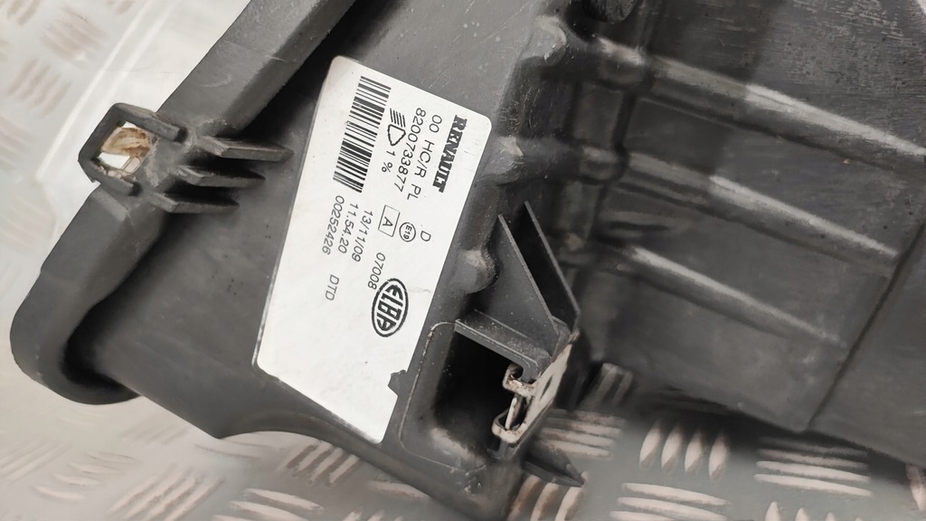 фото №9, 8200733877 фара лампа правый правая перед передняя dacia sandero i 1 eu