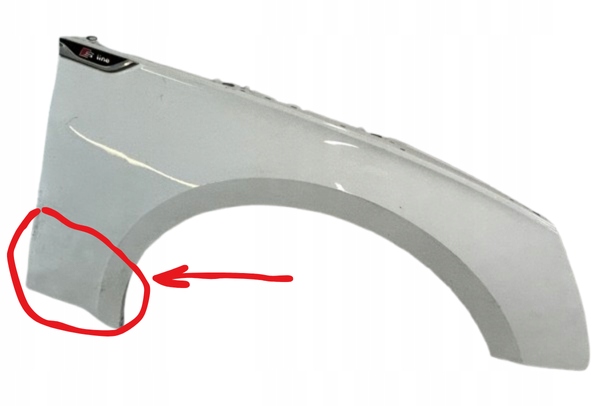 Audi a5 2 b9 8w6 17r- крыло  передний правый  белый 8w6821106b оригинал Оригинал