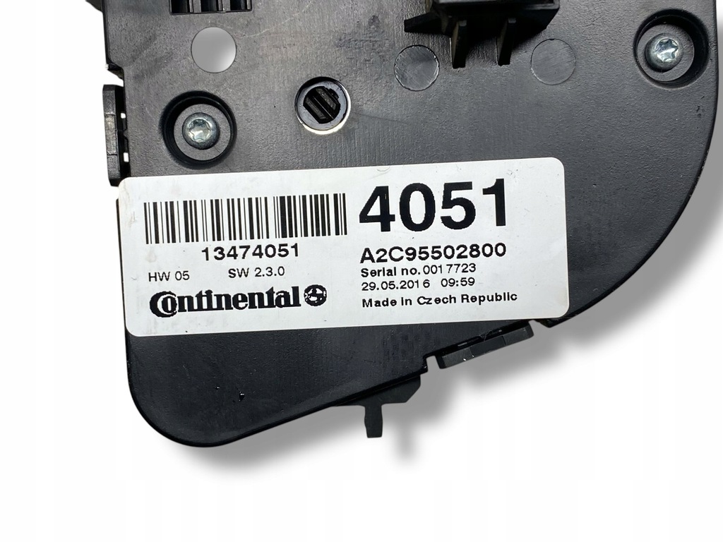 фото №7, Opel zafira c 2016 панель кондиционера