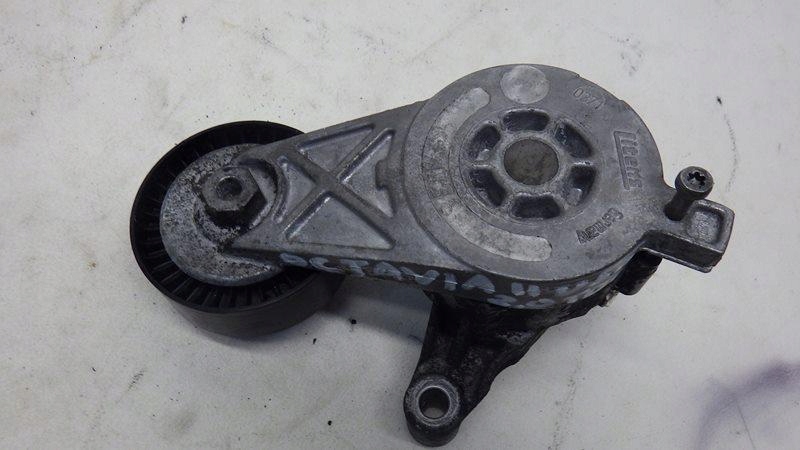 фото №3, Натяжитель ролик кронштейн ремень клиновой skoda octavia ii 2.0 tdi