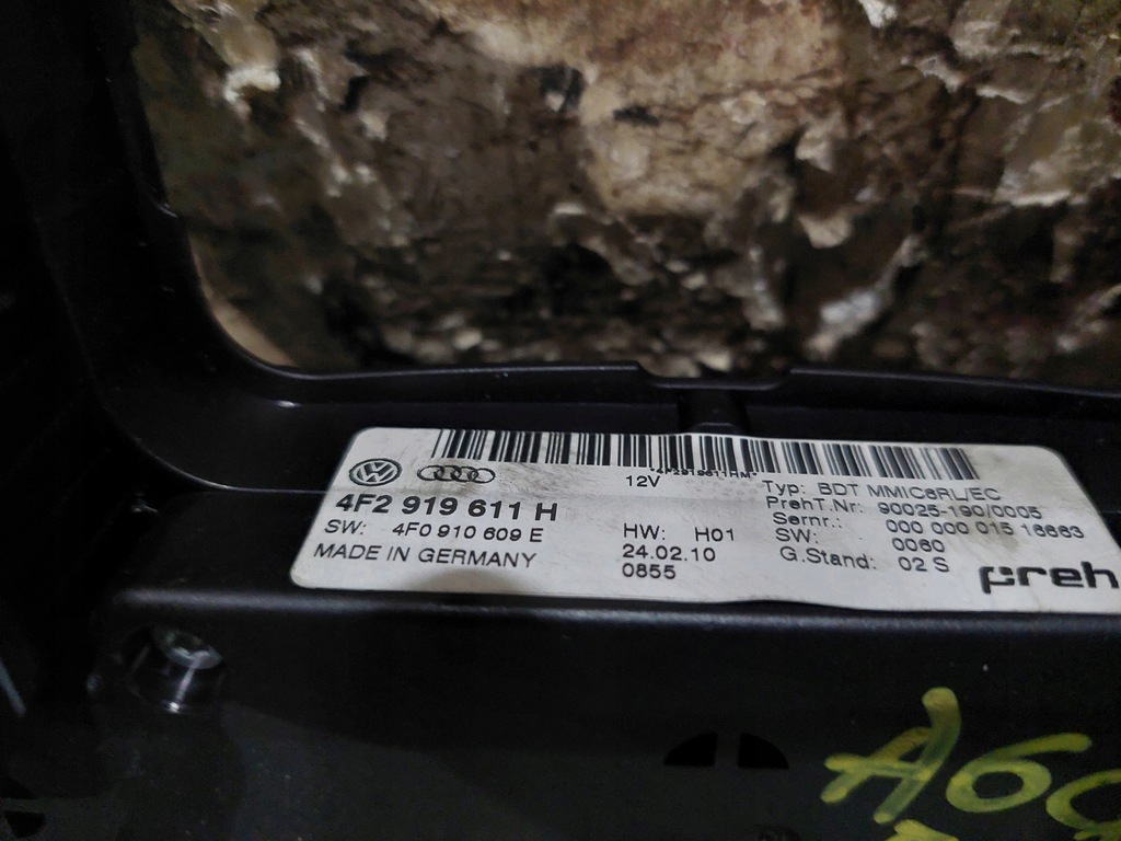 фото №8, Модуль тюнер радио навигации mmi дисплей 4e0035652a 4l0919604 4f2919611h