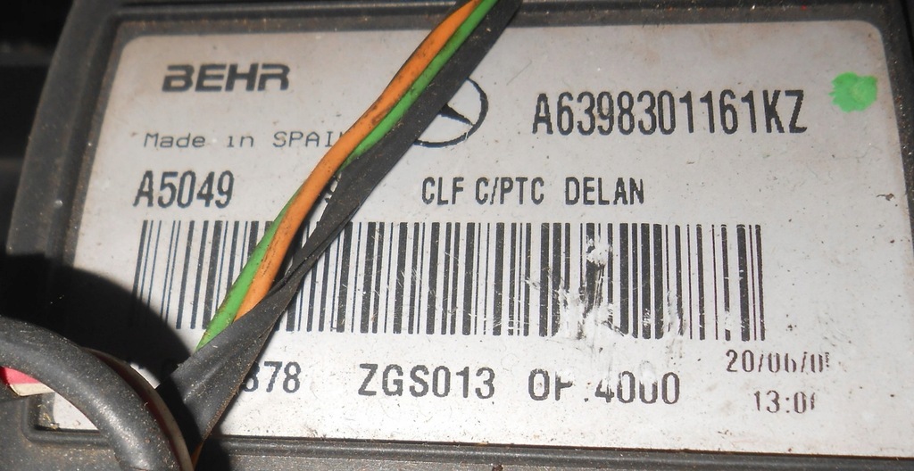 фото №6, Vito w639 05r отопитель воздуходувка