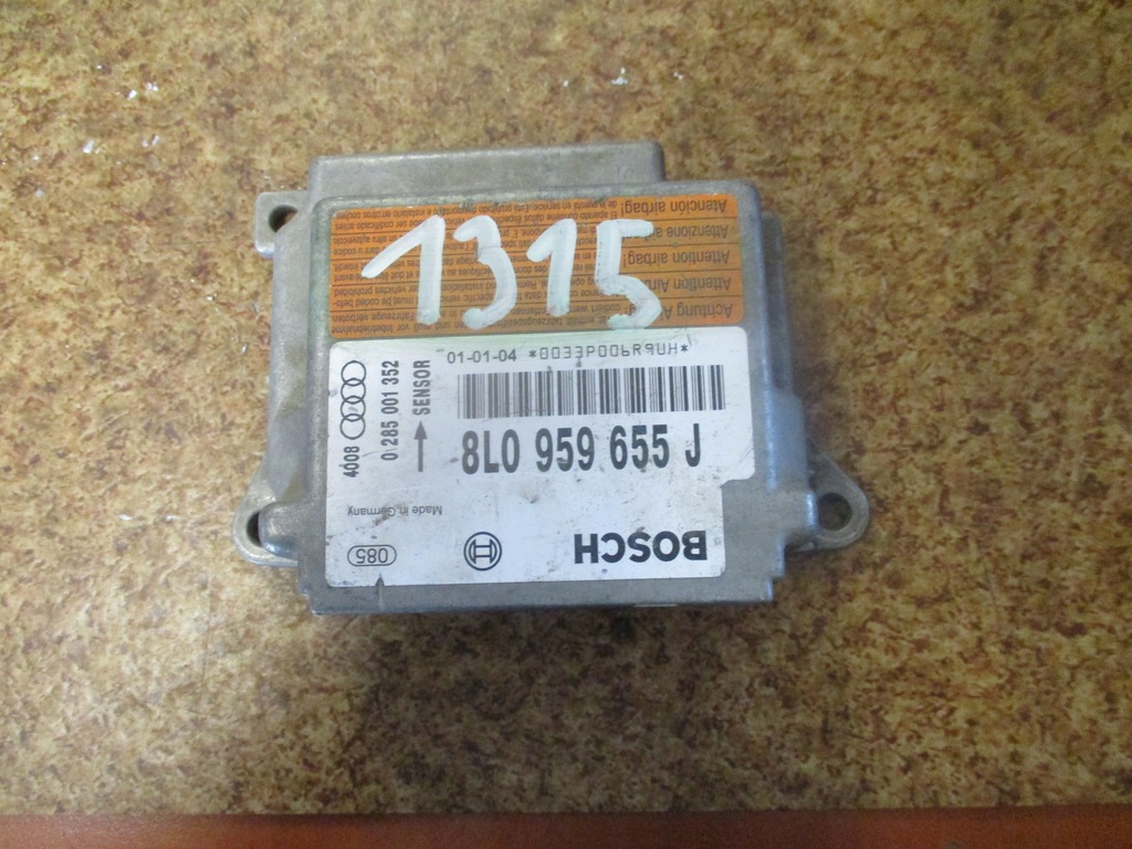 фото №1, Модуль датчик air bag audi a3 8l 8l0959655j