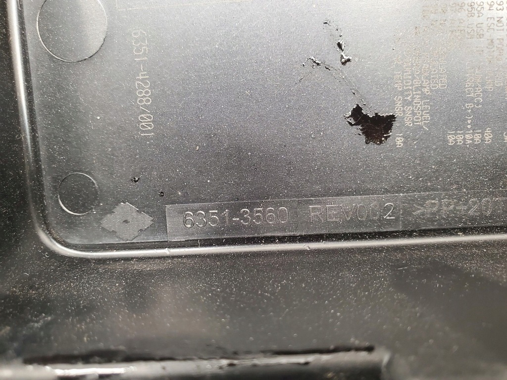 фото №5, Chrysler pacifica 63513560 кришка коробка запобіжників