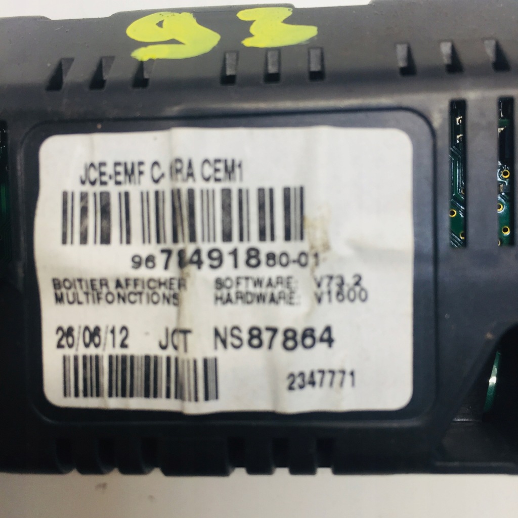 фото №3, Дисплей радіо 9678491880 peugeot citroen