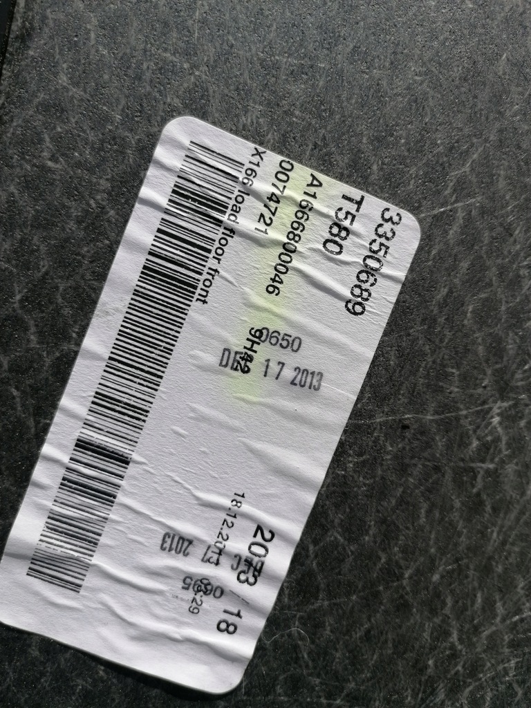 фото №9, Mercedes x166 gl обшивка багажника pas задний