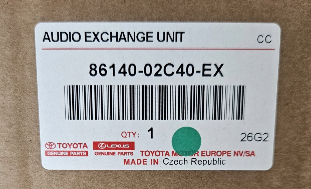 фото №13, Панель блок управления навигации радио дисплей toyota corolla e21 xii 2018-