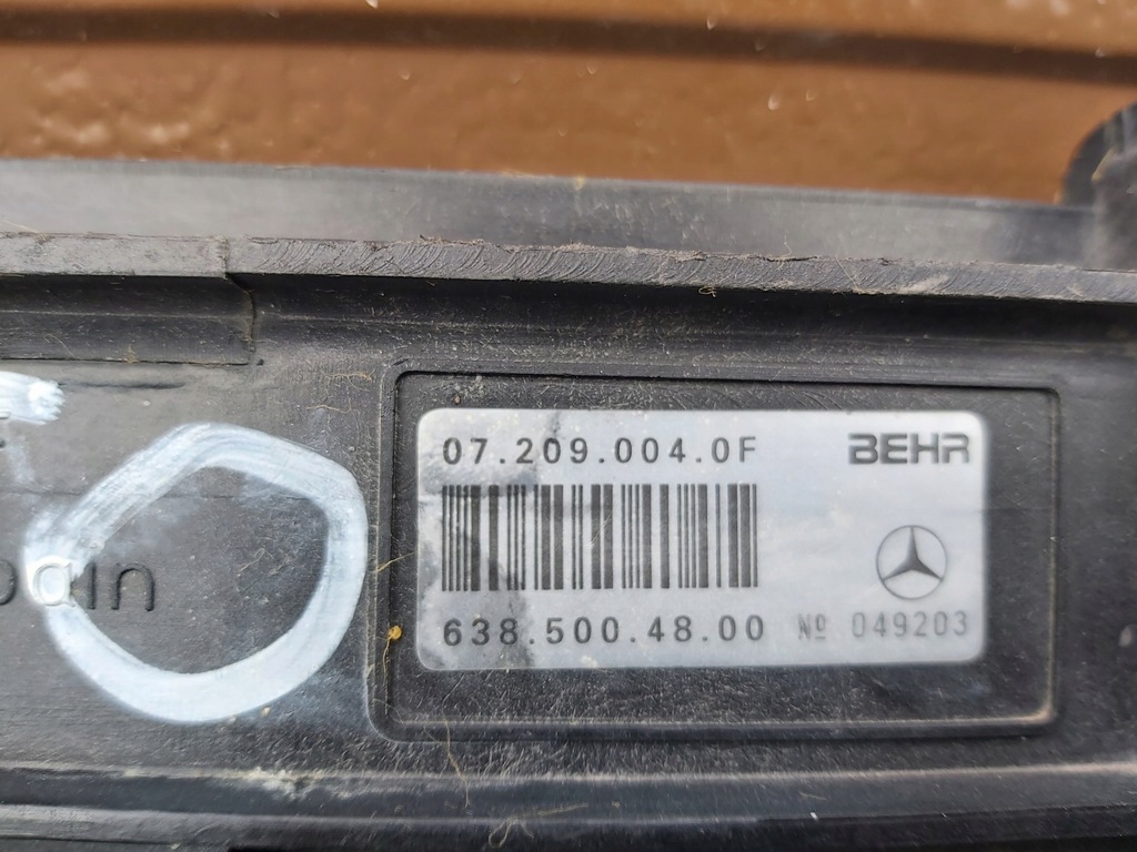 фото №10, Вентилятор радіатора mercedes vito w638 6385004800