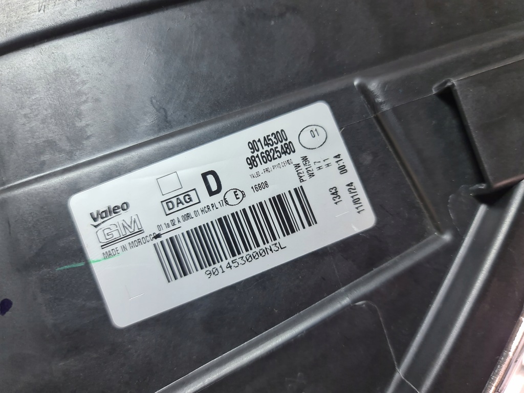 фото №15, Opel combo e лампа права перед фара правий передній 9816825480