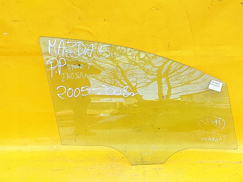 фото №3, Стекло дверь правый перед mazda 5 05-08r