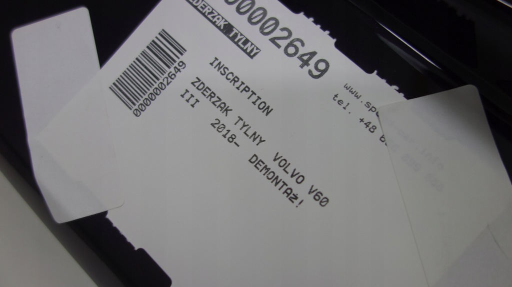 фото №11, Volvo v60 iii бампер задний inscription