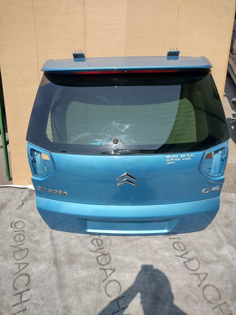 фото №1, Citroen c4 picasso i przed lift 07r крышка багажника задняя knyc