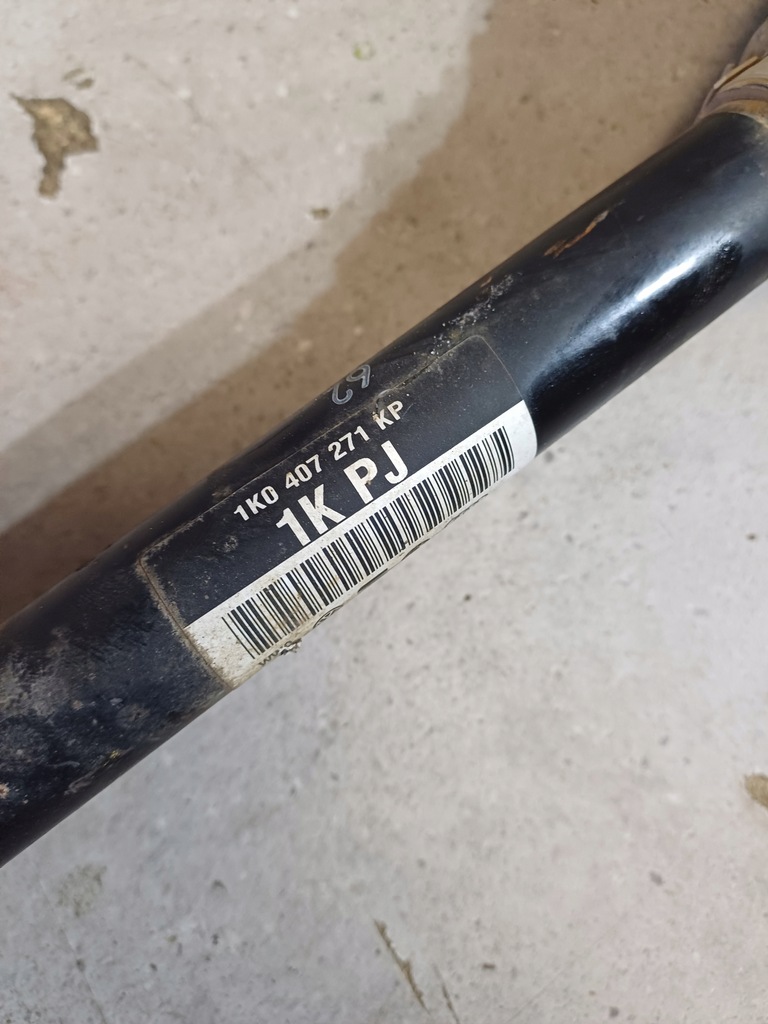 фото №4, Привідний вал ліва vw golf vi , vw passat b7 1.4 tsi cax 1k0407271kp