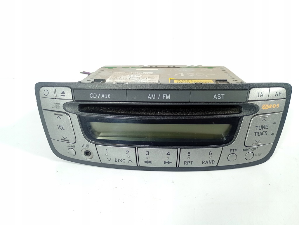 фото №1, Toyota aygo 05-14 радио cd отсутствует код оригинальный номер 861200h010