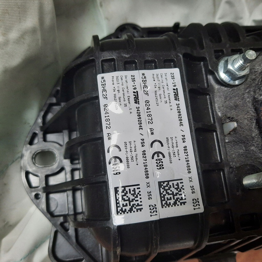 фото №4, Citroen c3 aircross подушка безопасности подушка пассажира