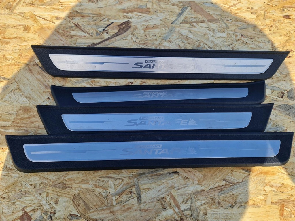 фото №1, Накладки пороговые накладки hyundai santa fe grand