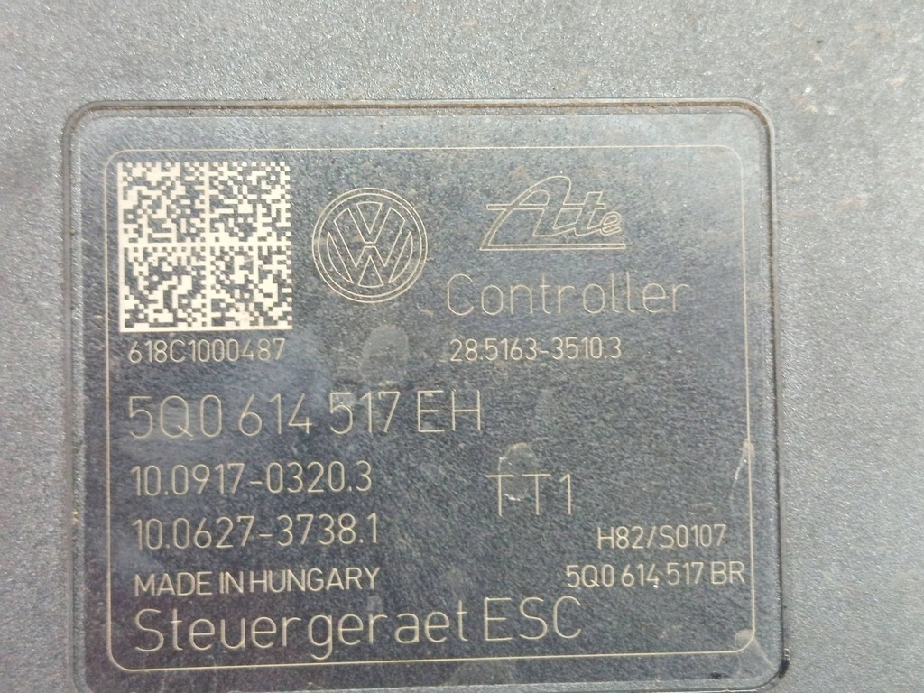 фото №6, Seat leon iii skoda octavia iii насос тормозная abs 5q0614517eh