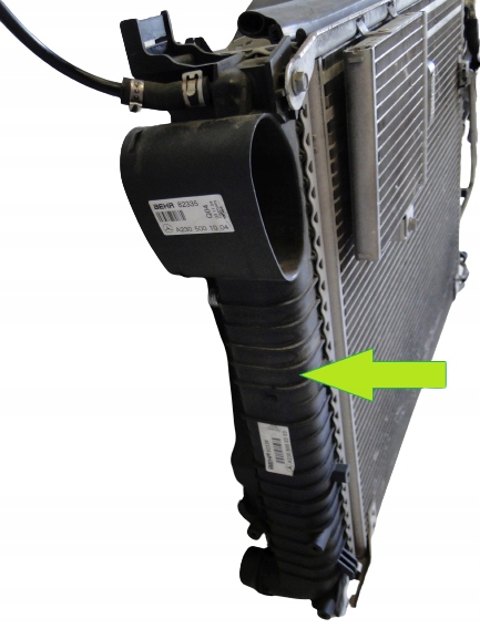 Купить Mercedes sl 500 r230 230 дорестайлинг  радиатор воды жидкость