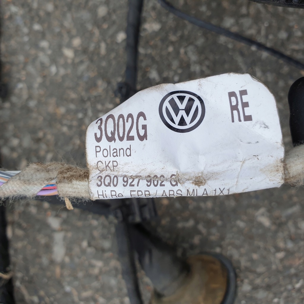 фото №12, Джгут електропроводка салону vw passat b8 3g 4motion камери 360