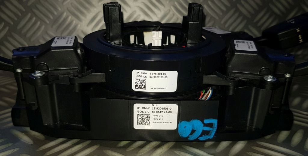 фото №9, Bmw 5 e60 e61 lift переключатель комбинированный лента датчик kąta поворота 9204508